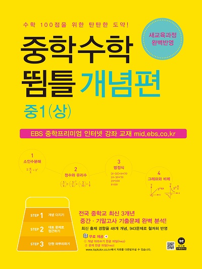 2020 중학수학 뜀틀 개념편 중1(상)